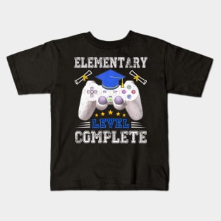 Elementary Level Complete Class Of 2024 Graduation Kids T-Shirt